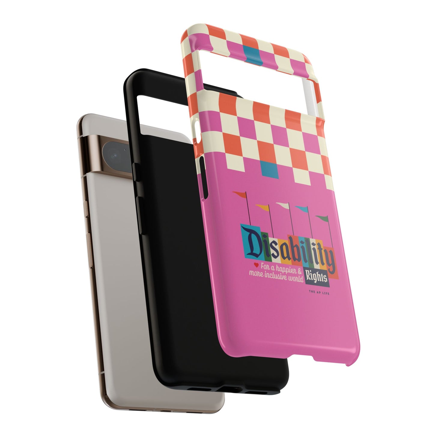 Disability Rights for a Happier & More Inclusive World - Android Phone Case for Google Pixel & Samsung Phones