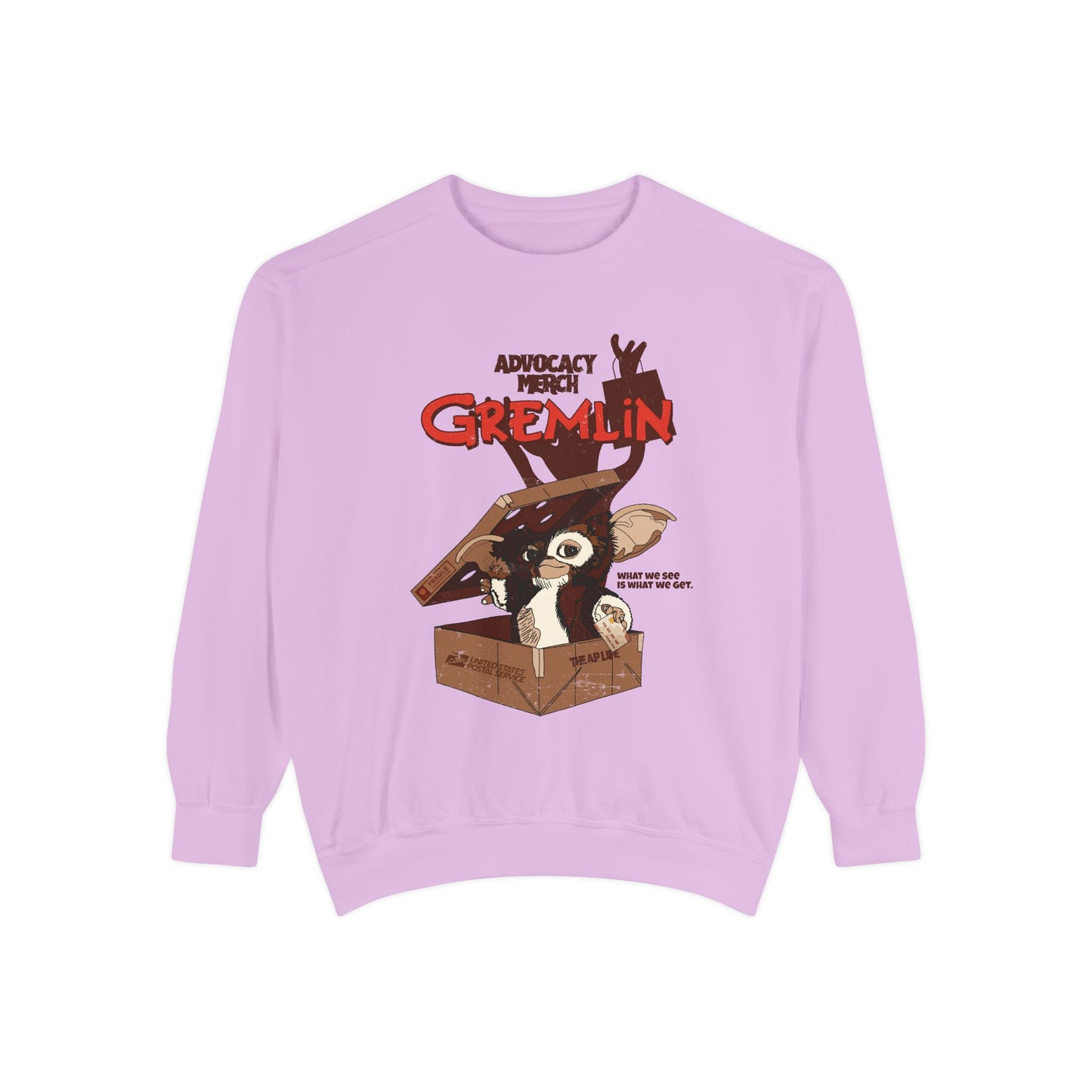 Advocacy Merch Gremlin - Adult Unisex Garment-Dyed Sweatshirt