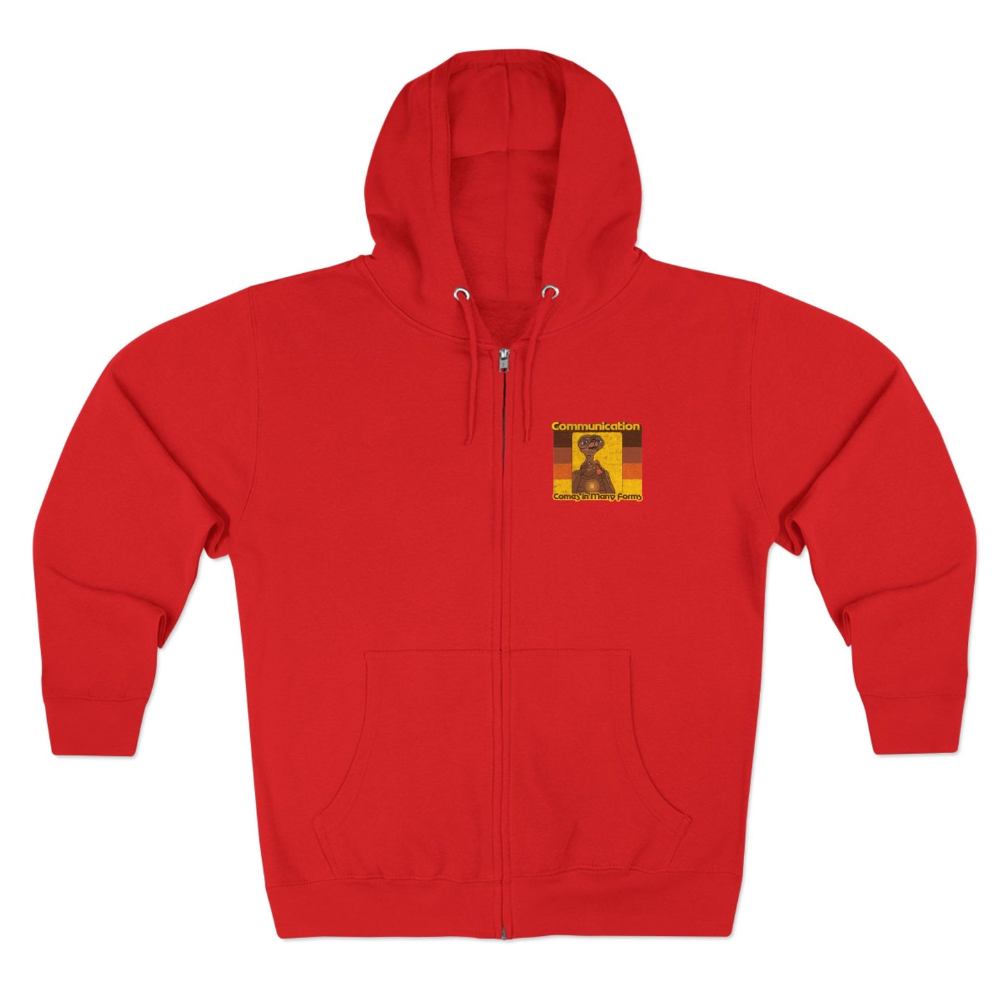 Communication Comes in Many Forms - Adult Unisex Zip Hoodie