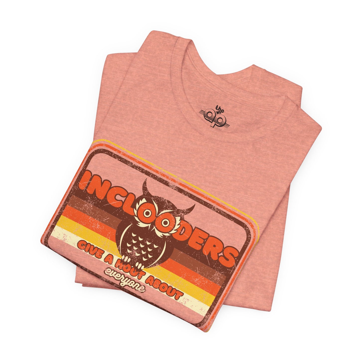 Inclooders Give a Hoot About Everyone - Adult Unisex Jersey Short Sleeve Tee