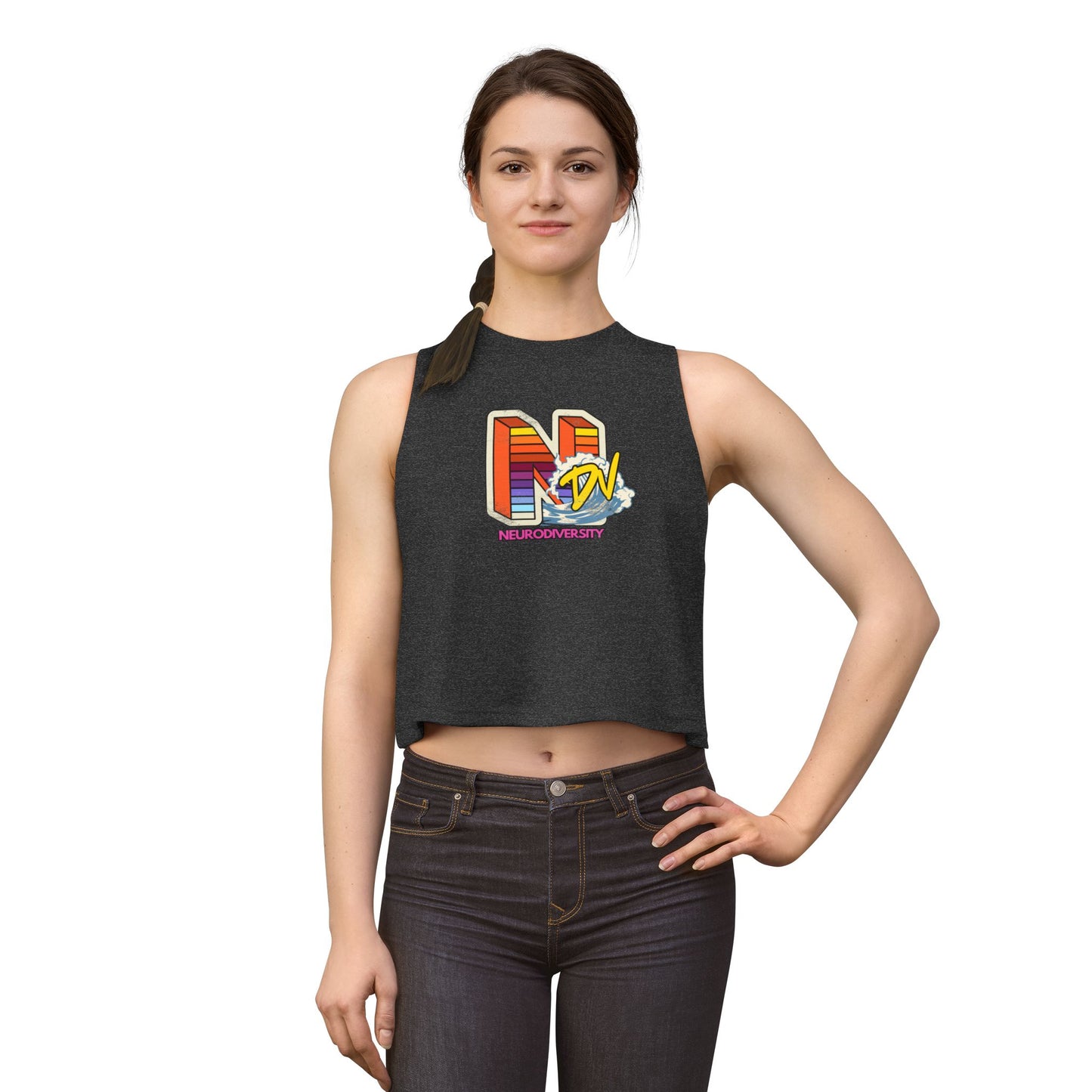 NDV - Neurodiversity - Women's Cropped Tank Top