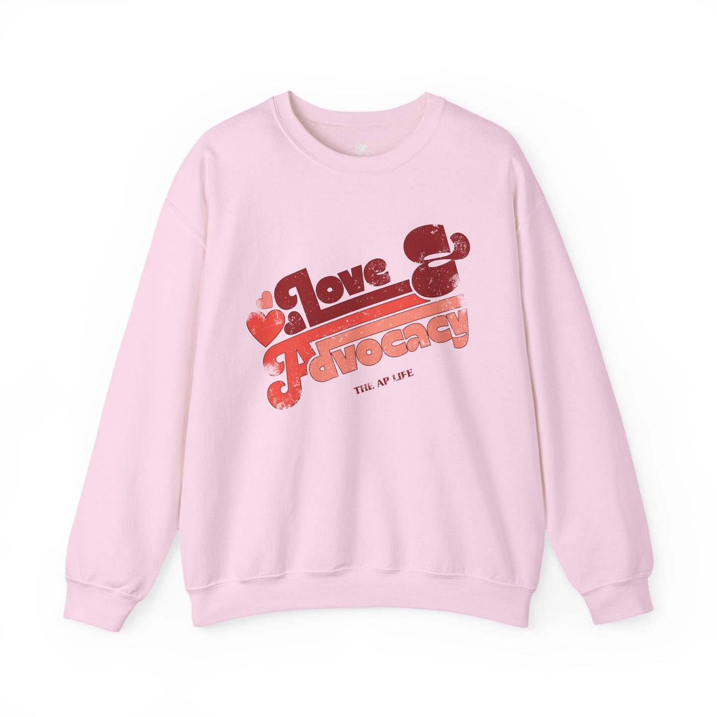 Love & Advocacy - Adult Unisex Heavy Blend™ Crewneck Sweatshirt