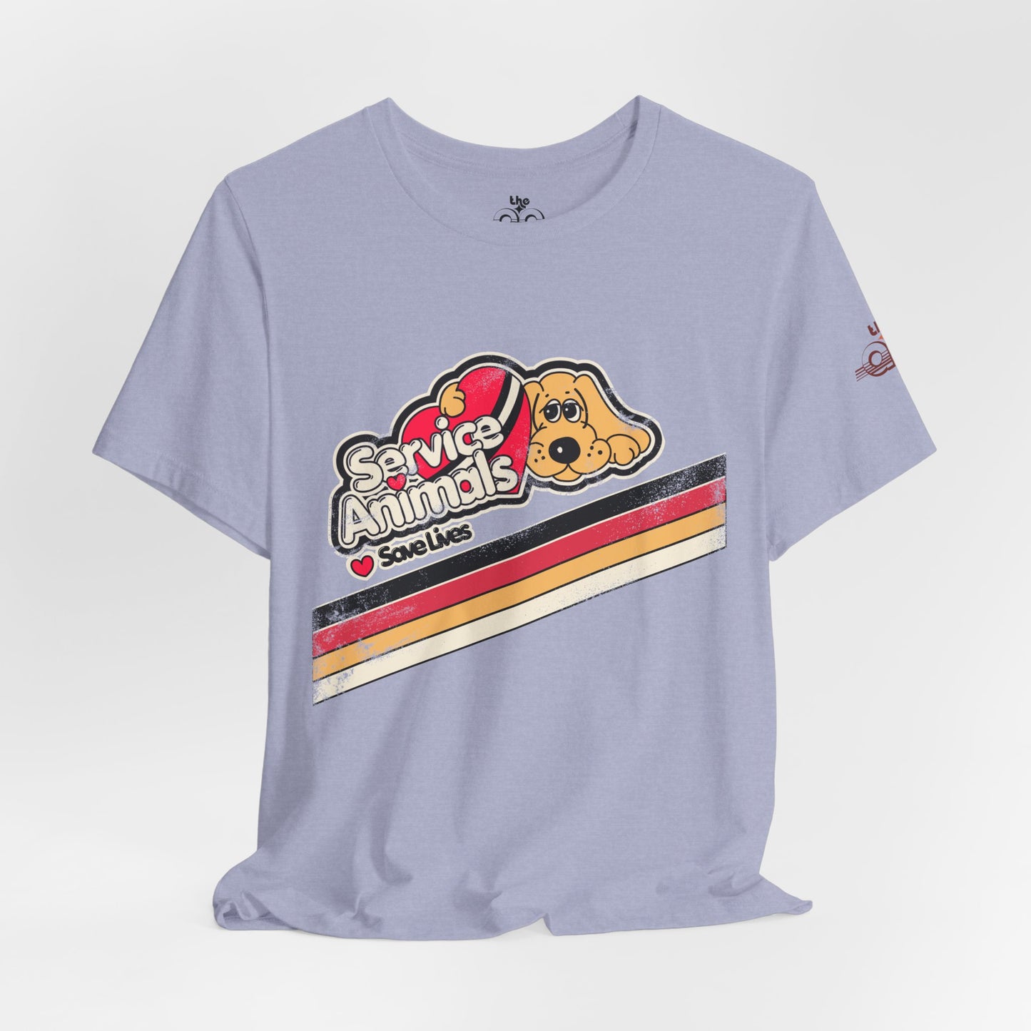Service Animals Save Lives - Adult Unisex Jersey Short Sleeve Tee