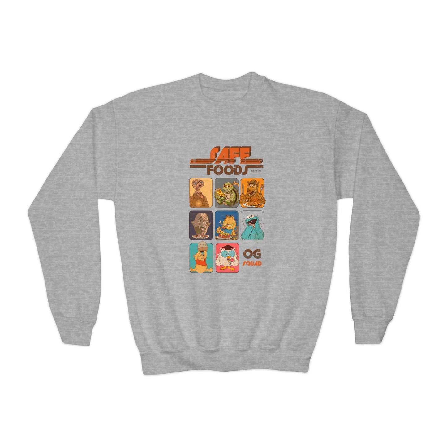 Safe Foods - OG Squad - Youth Unisex Crewneck Sweatshirt