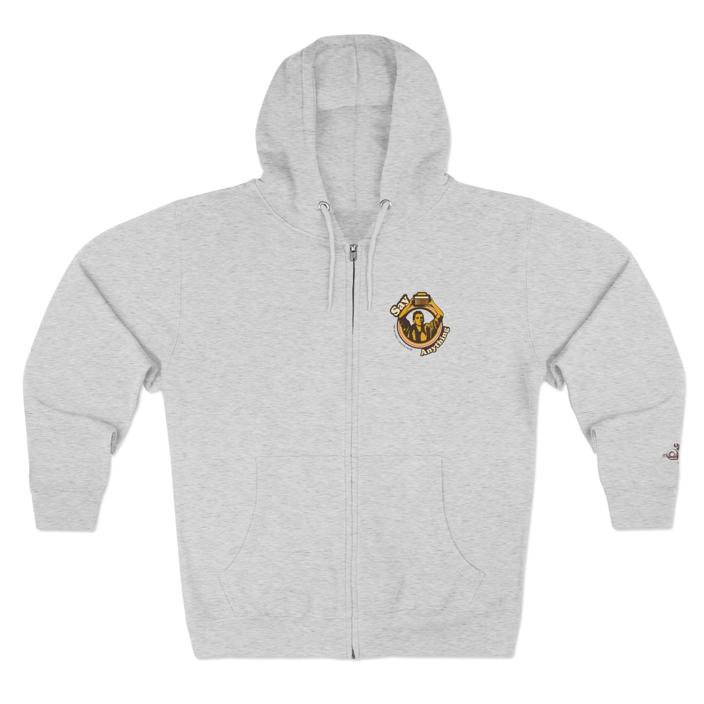 Say Anything - AAC- Lilly's Voice + The AP Life - Adult Unisex Zip Hoodie
