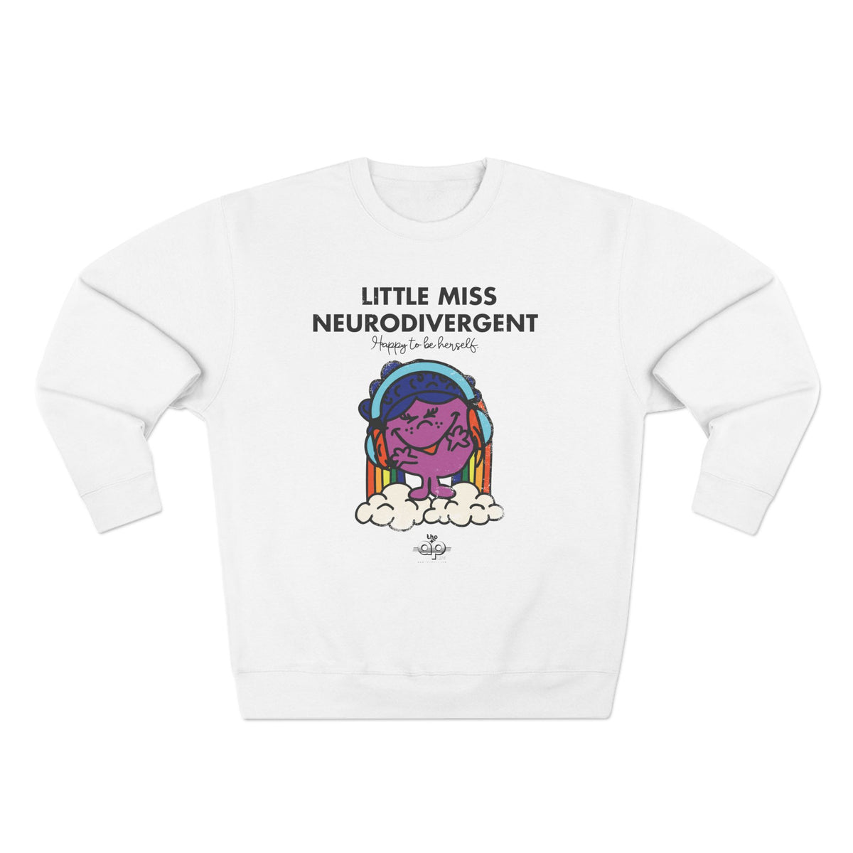 Little Miss Neurodivergent - Adult Unisex Crewneck Sweatshirt