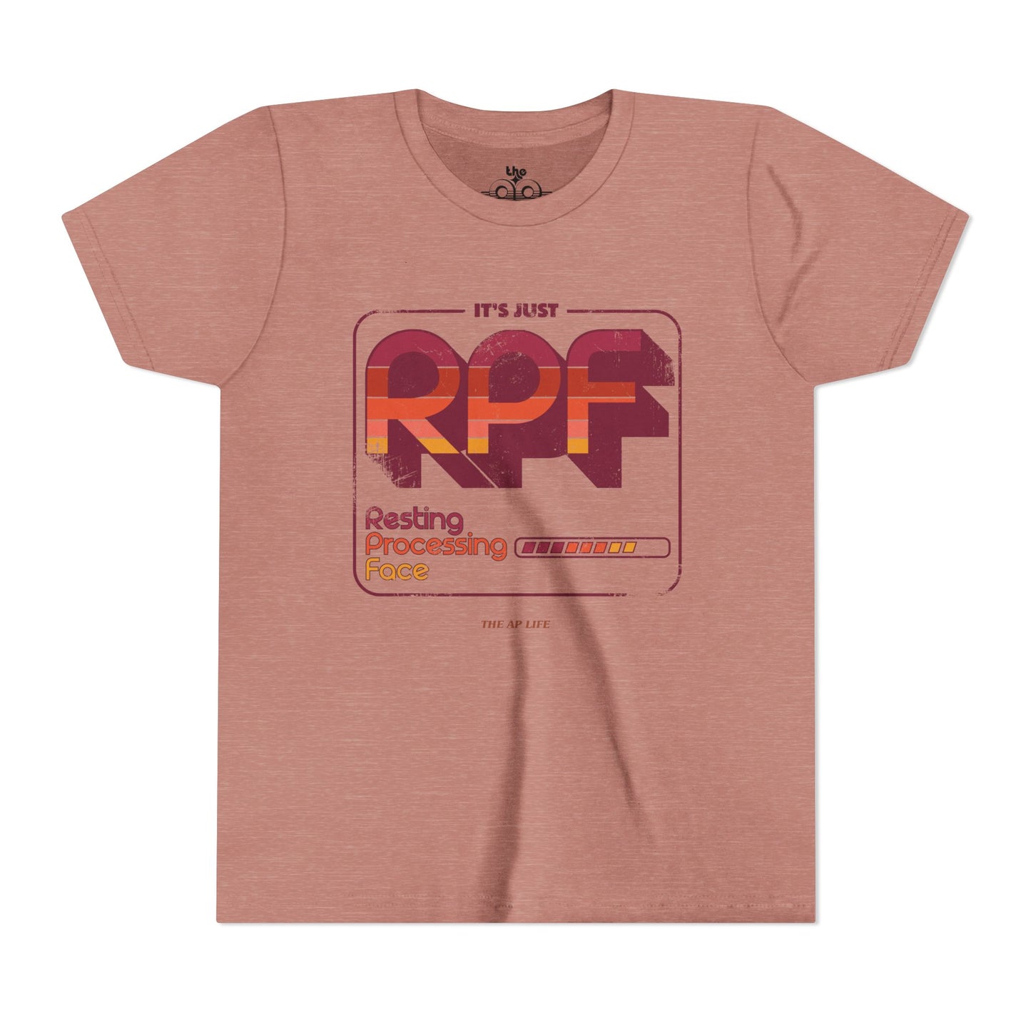 It's Just RPF - Resting Processing Face - Youth Unisex Short Sleeve Tee