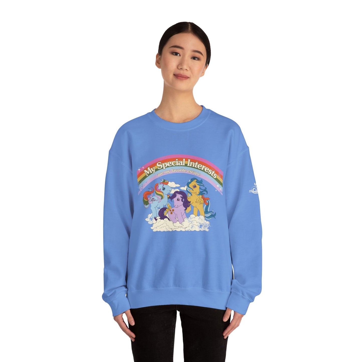 My Special Interests are my Favorite Escape - Adult Unisex Heavy Blend™ Crewneck Sweatshirt