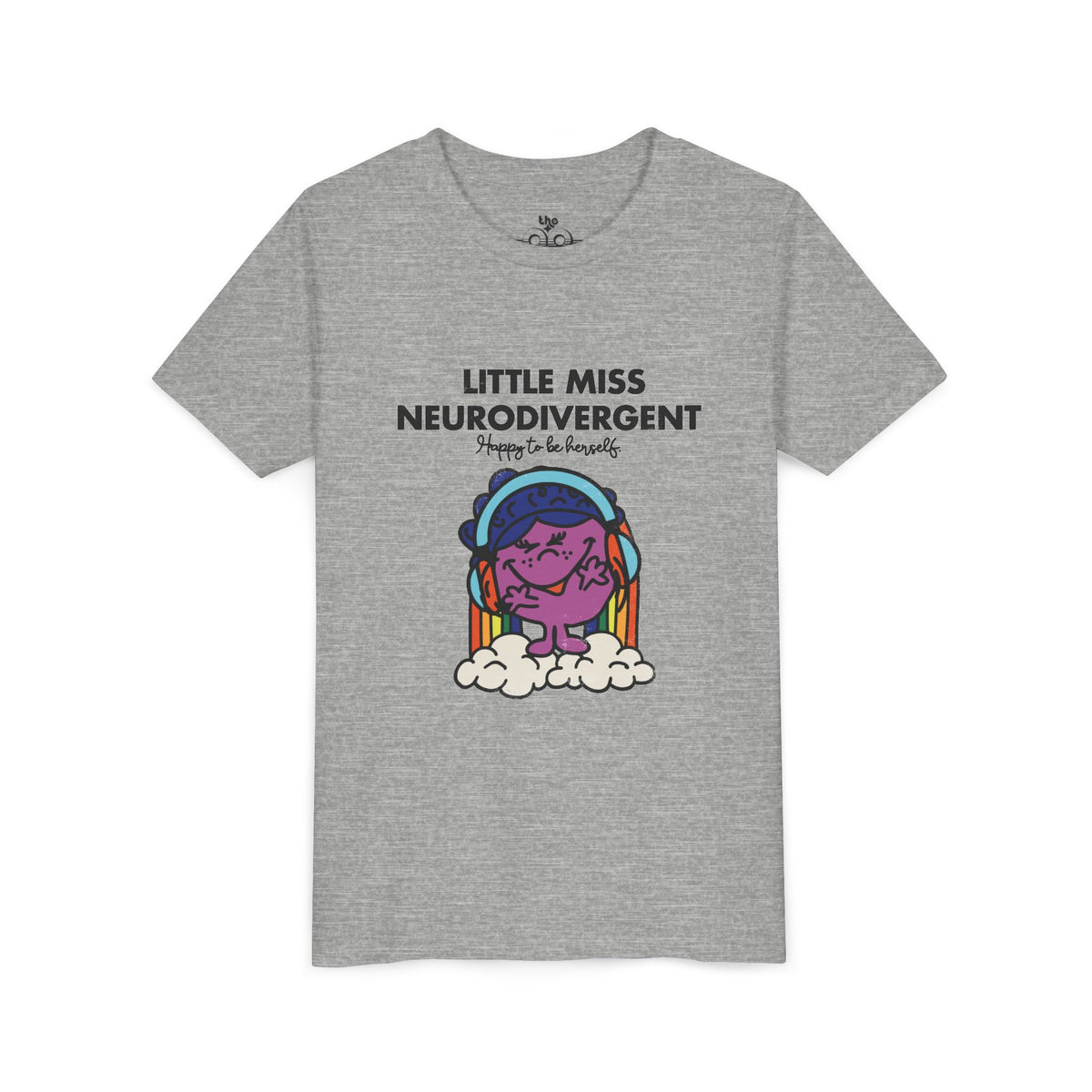 Little Miss Neurodivergent - Unisex Youth Short Sleeve Tee