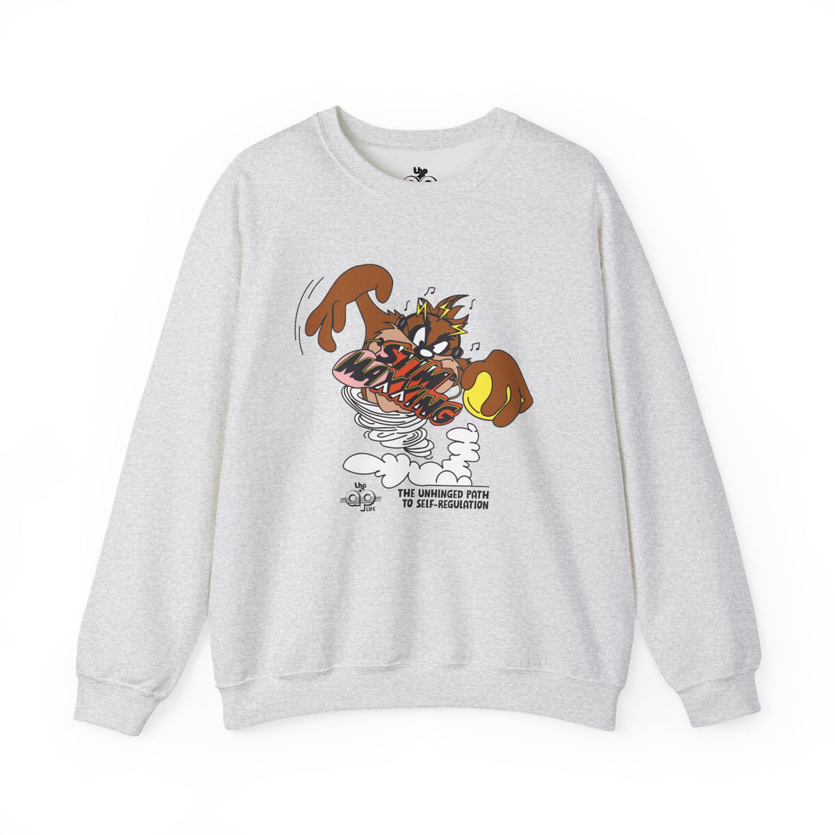 Stim-Maxxing - The Unhinged Path to Self-Regulation - Adult Unisex Heavy Blend™ Crewneck Sweatshirt