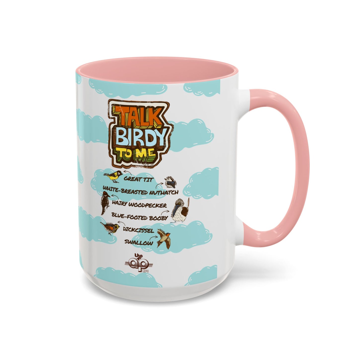 Talk Birdy to Me - Accent Coffee Mug (11, 15oz)