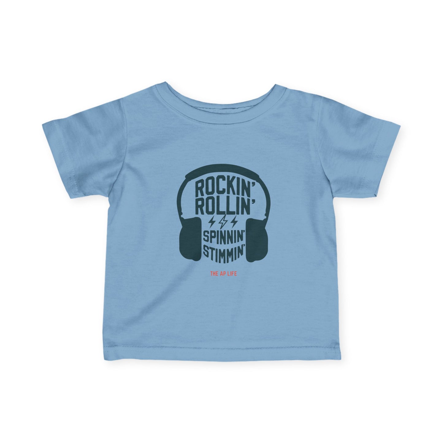 Rockin' Rollin' Spinnin' Stimmin' - Baby Infant Fine Jersey Tee