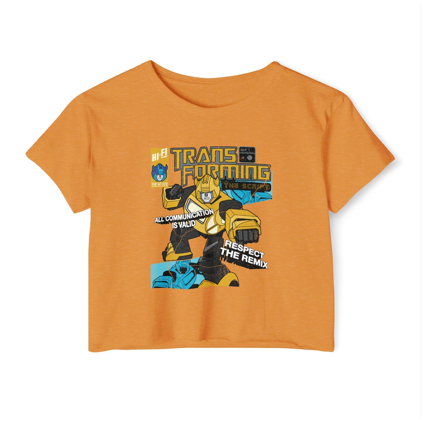 Transforming the Script - Gestalt Language Processing - Women's Crop Top Tee