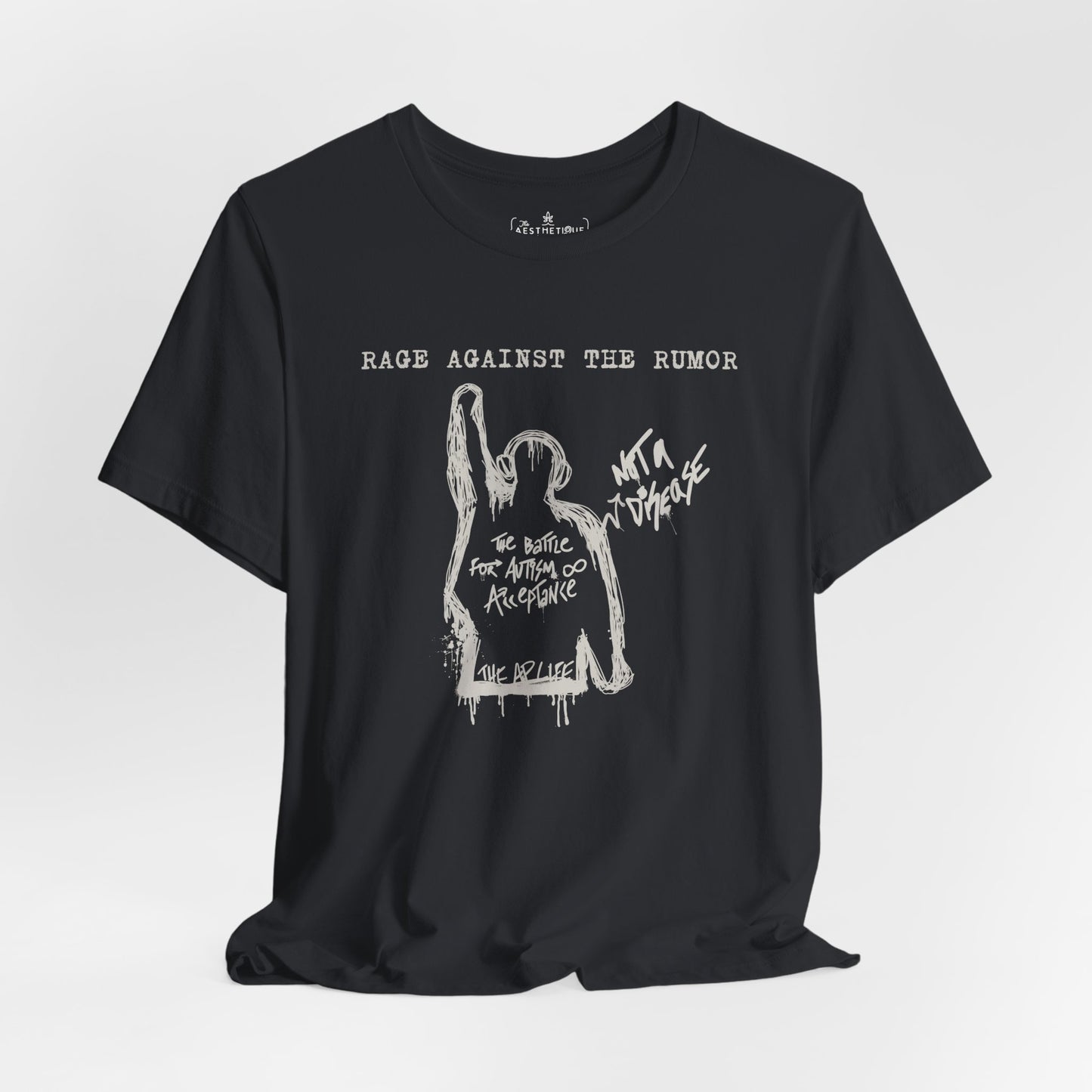 Rage Against the Rumor - The Battle for Autism Acceptance - Adult Unisex Tee