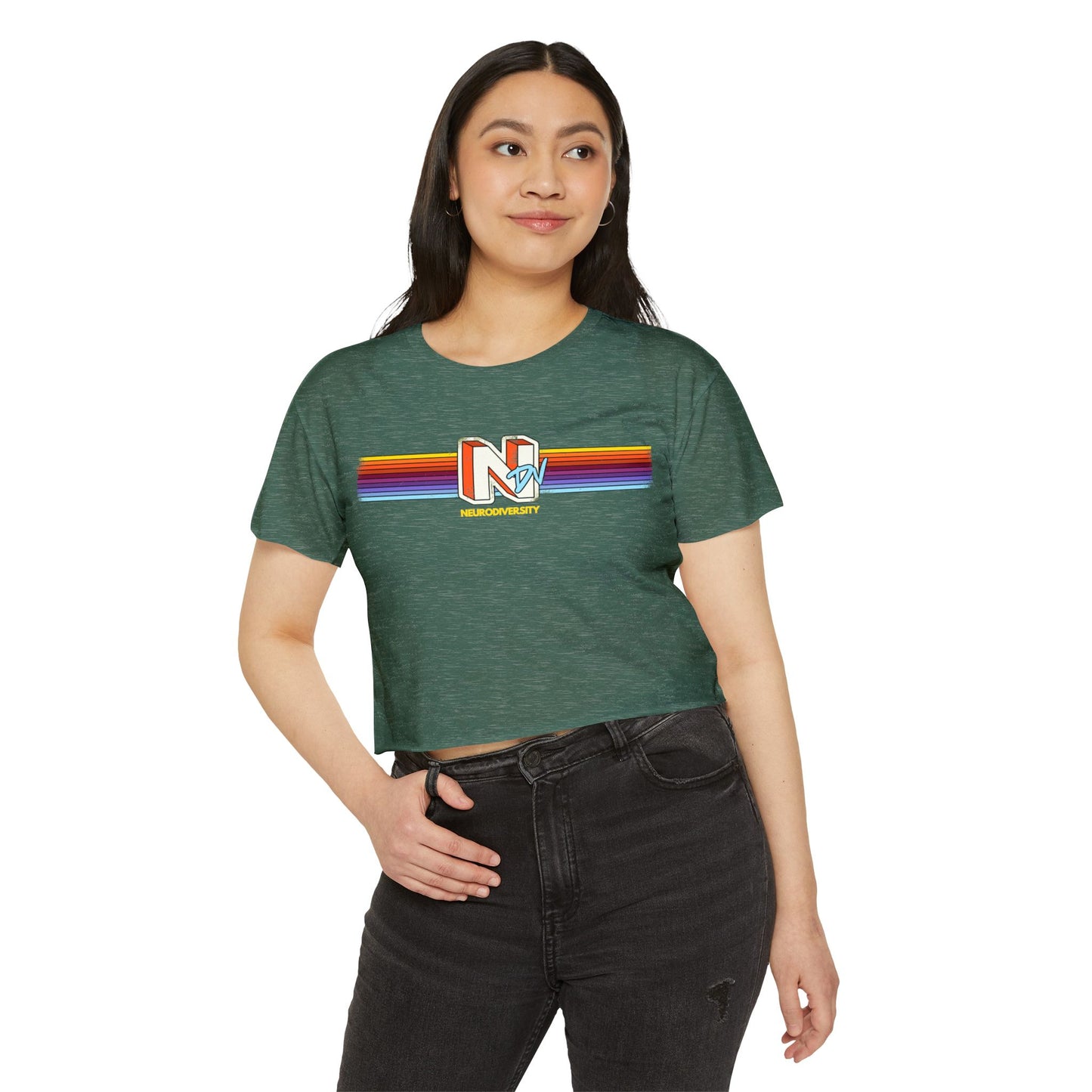NDV - Neurodiversity - Women's Crop Top Tee