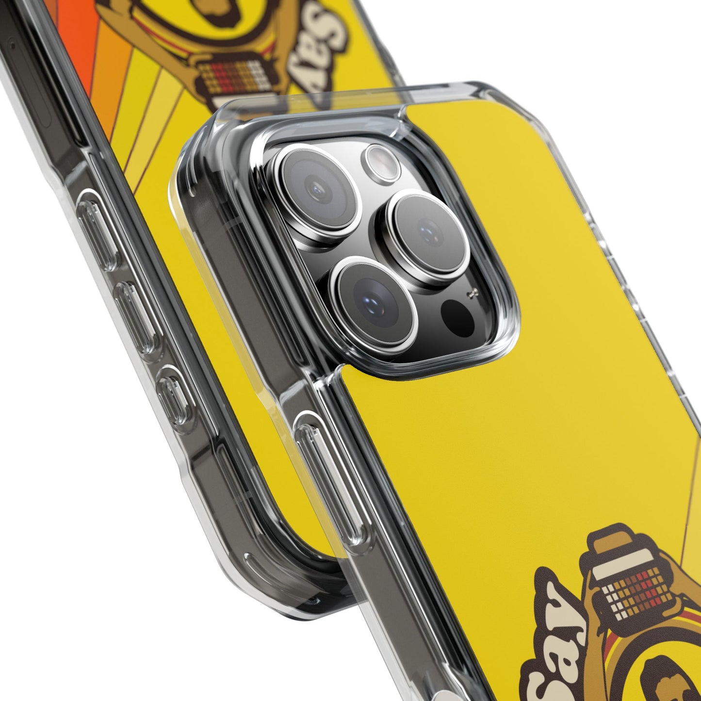 Say Anything - AAC - Lilly's Voice + The AP Life Collab - MagSafe® Clear Impact Case for iPhone