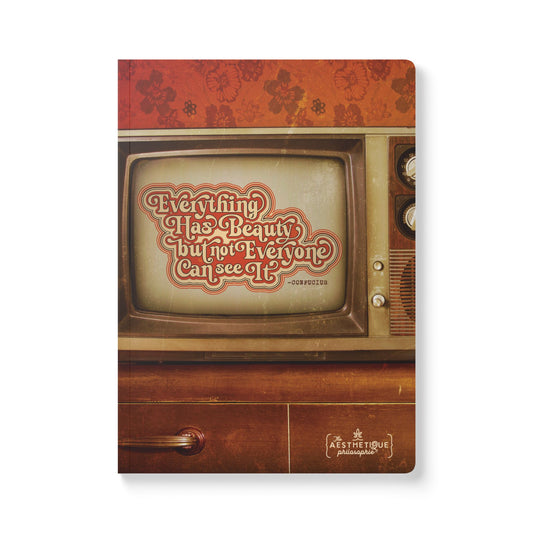 Everything has Beauty but not Everyone can see it - Confucius Quote - Softcover Journal (with Inside Prints)