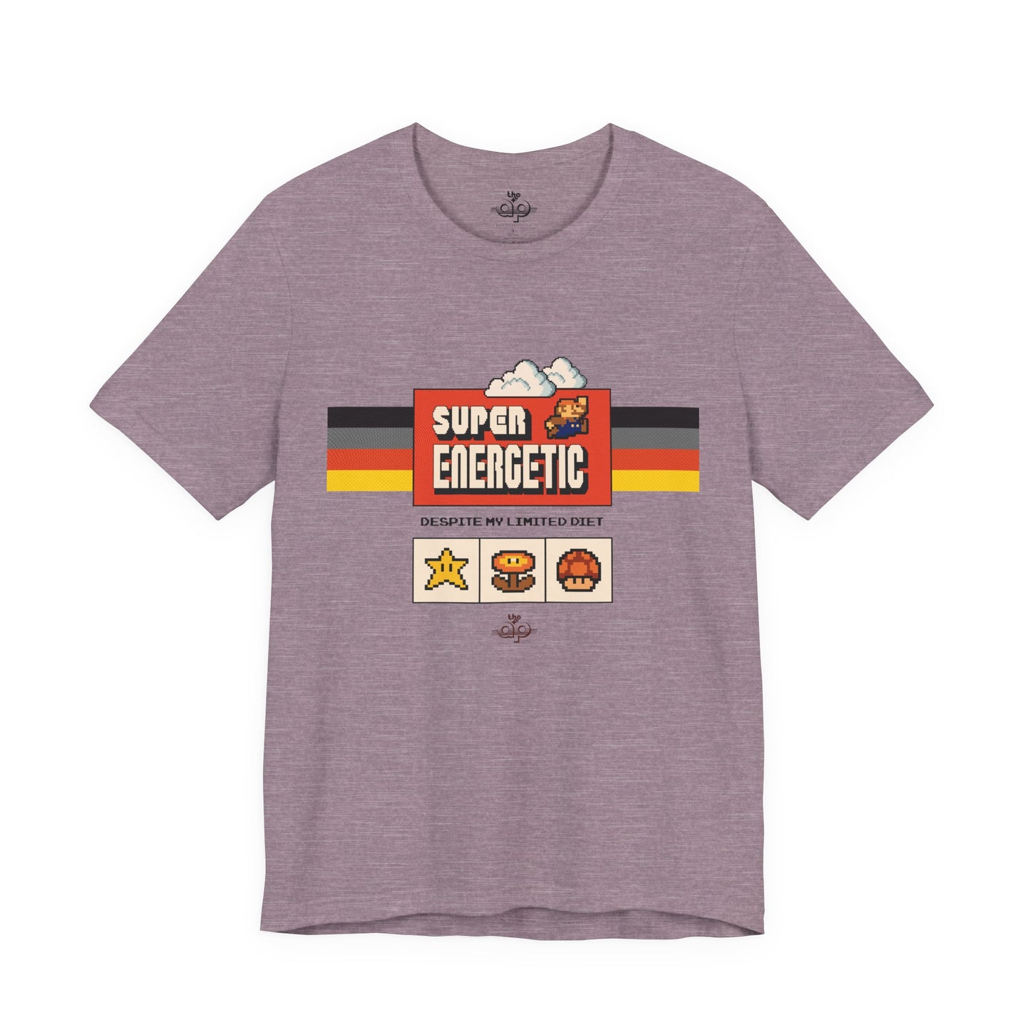 Super Energetic, Despite My Limited Diet - Adult Unisex Jersey Short Sleeve Tee