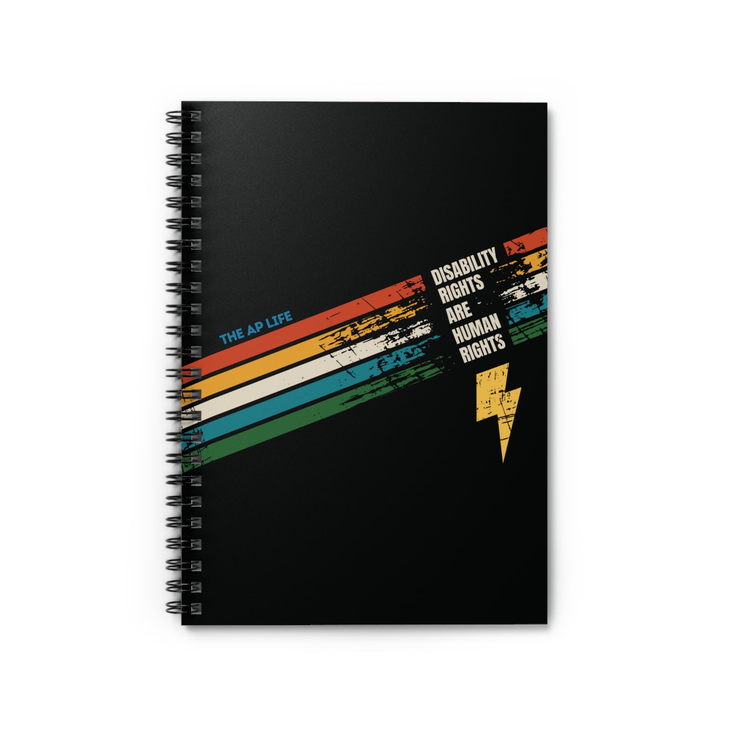 Disability Rights Are Human Rights - 6" x 8" Lined Spiral Notebook