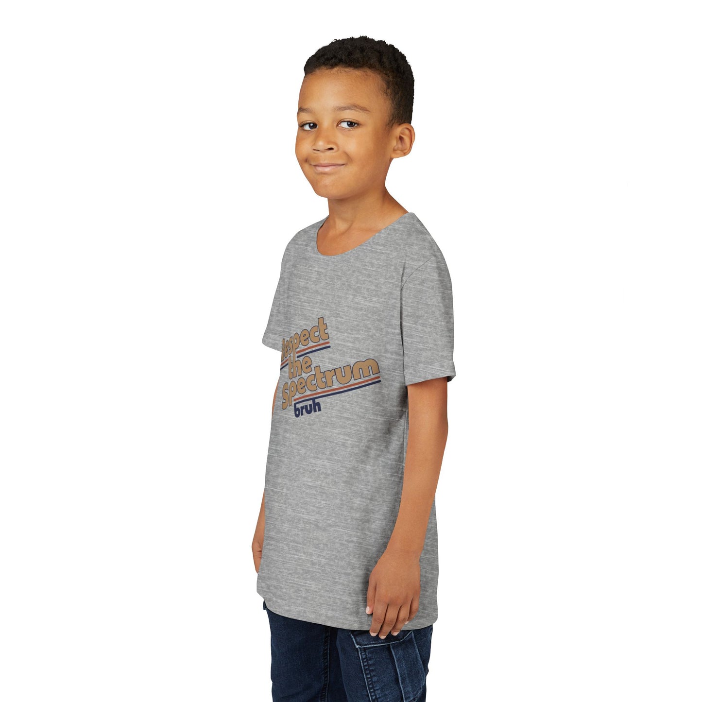 Respect The Spectrum, Bruh - Youth Unisex Short Sleeve Tee