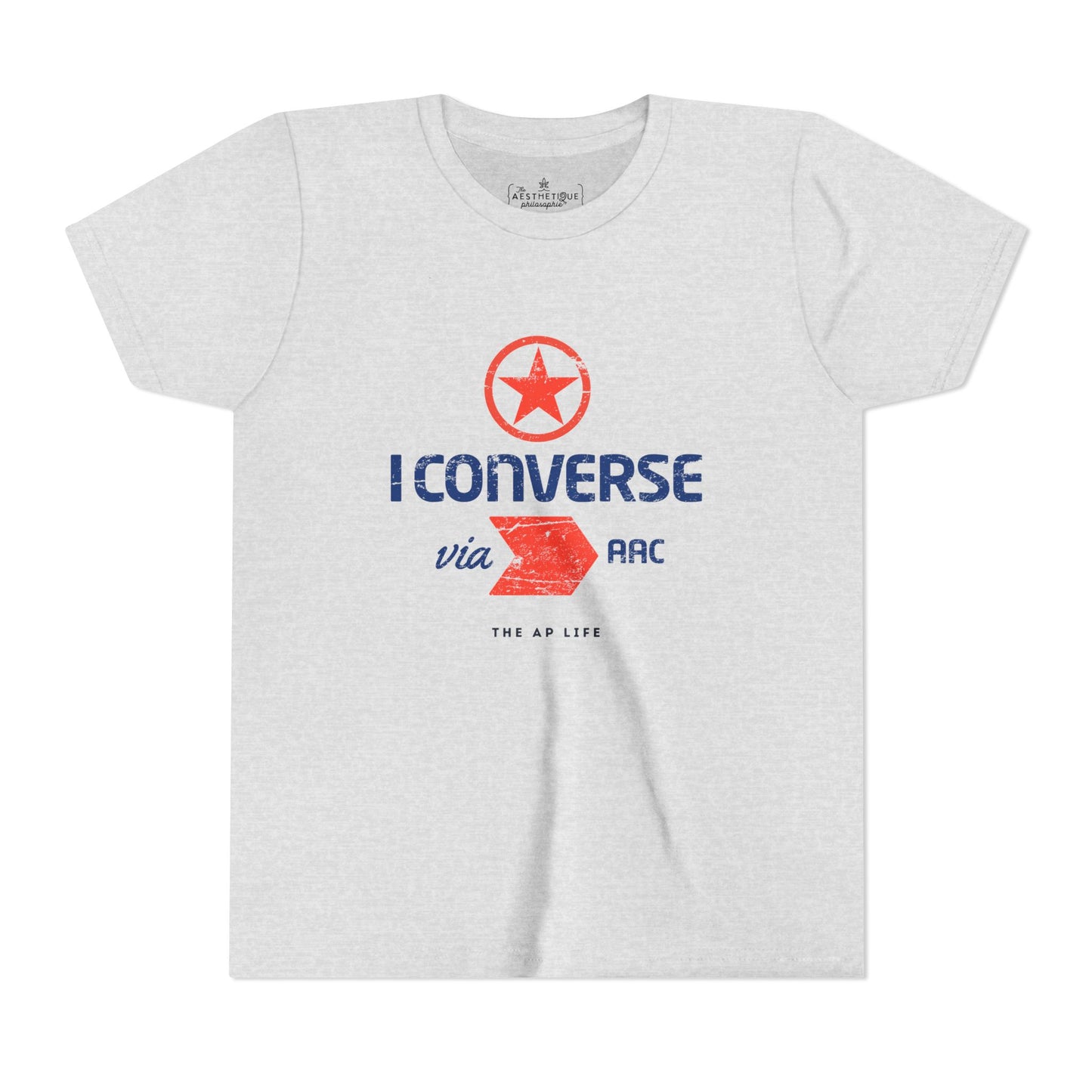I Converse Via AAC - Youth Unisex Jersey Tee