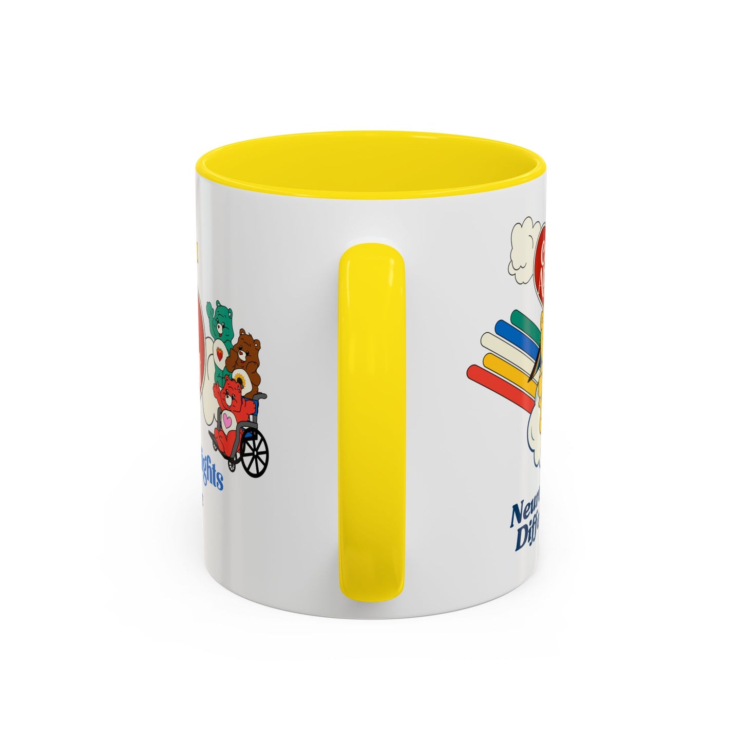 Care About Neurological Differences - Disability Rights - Accent Coffee Mug (11, 15oz)