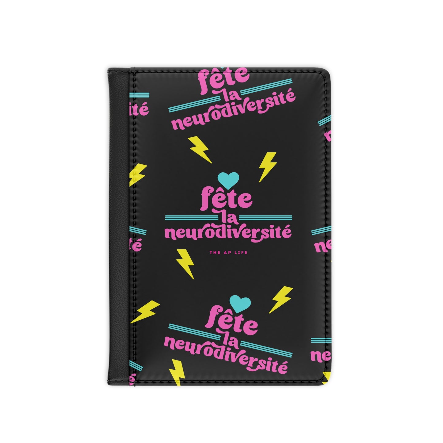 Fête la Neurodiversité Celebrate Neurodiversity 90s Vibes Passport Cover
