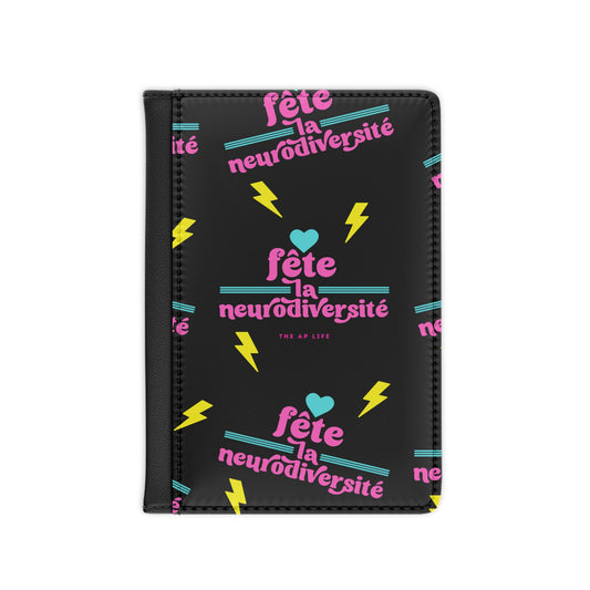 Fête la Neurodiversité Celebrate Neurodiversity 90s Vibes Passport Cover