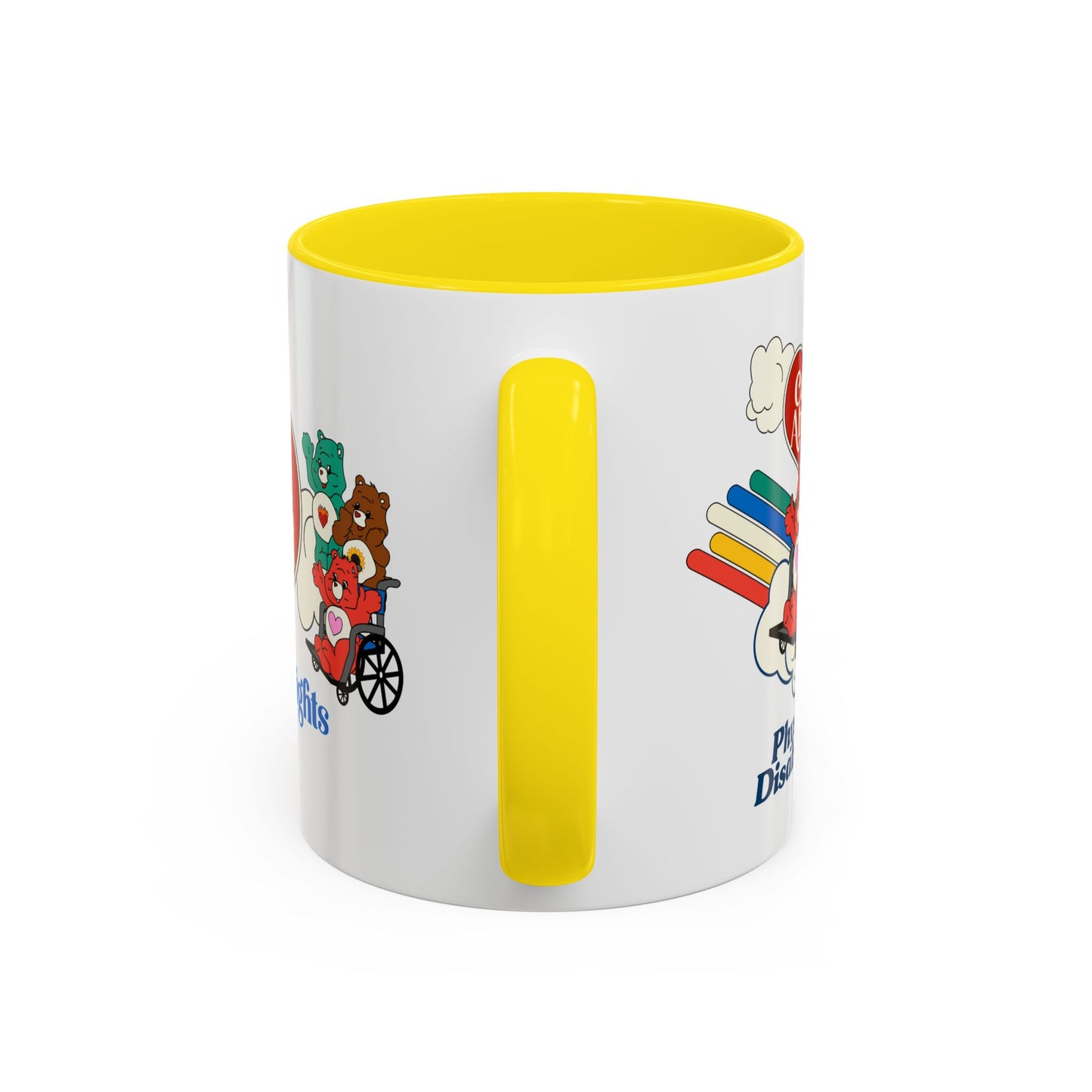 Care About Physical Disabilities - Disability Rights - Accent Coffee Mug (11, 15oz)