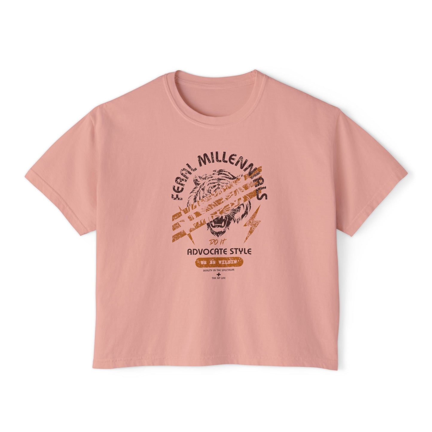 Feral Millennials Do It Advocate Style (We Be Wildin') - Women's Boxy Tee