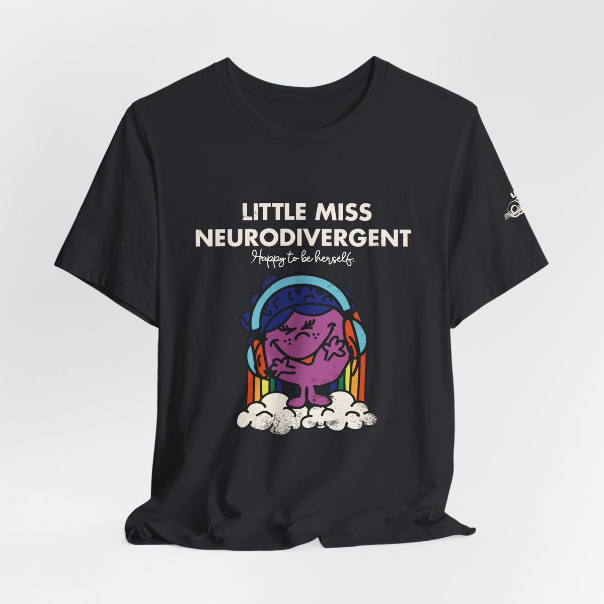 Little Miss Neurodivergent -Adult Unisex Jersey Short Sleeve Tee
