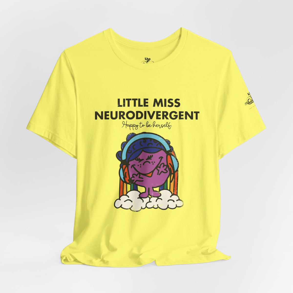 Little Miss Neurodivergent -Adult Unisex Jersey Short Sleeve Tee