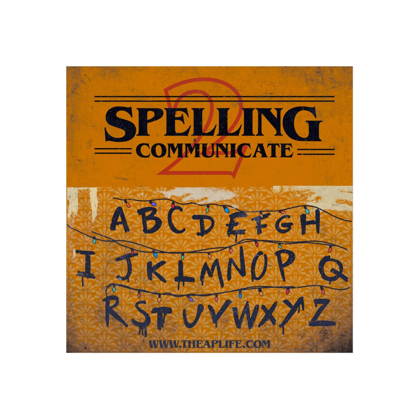 Spelling to Communicate - S2C - Fine Art Poster