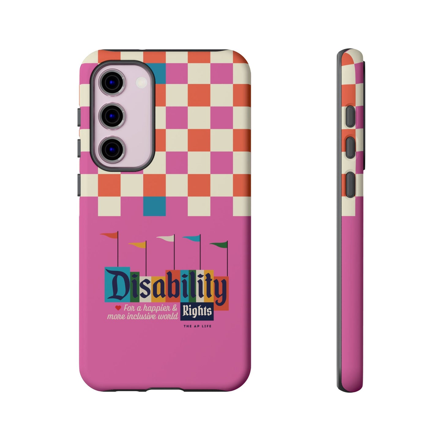 Disability Rights for a Happier & More Inclusive World - Android Phone Case for Google Pixel & Samsung Phones