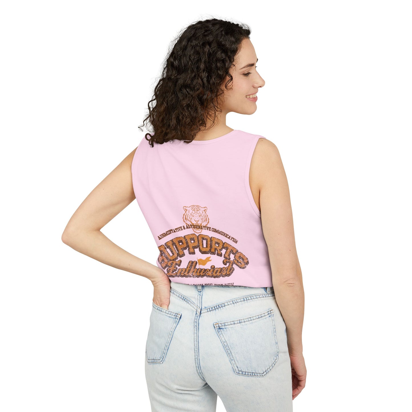 AAC Supports Team Enthusiast - Communication for the Win - Adult Unisex Tank Top