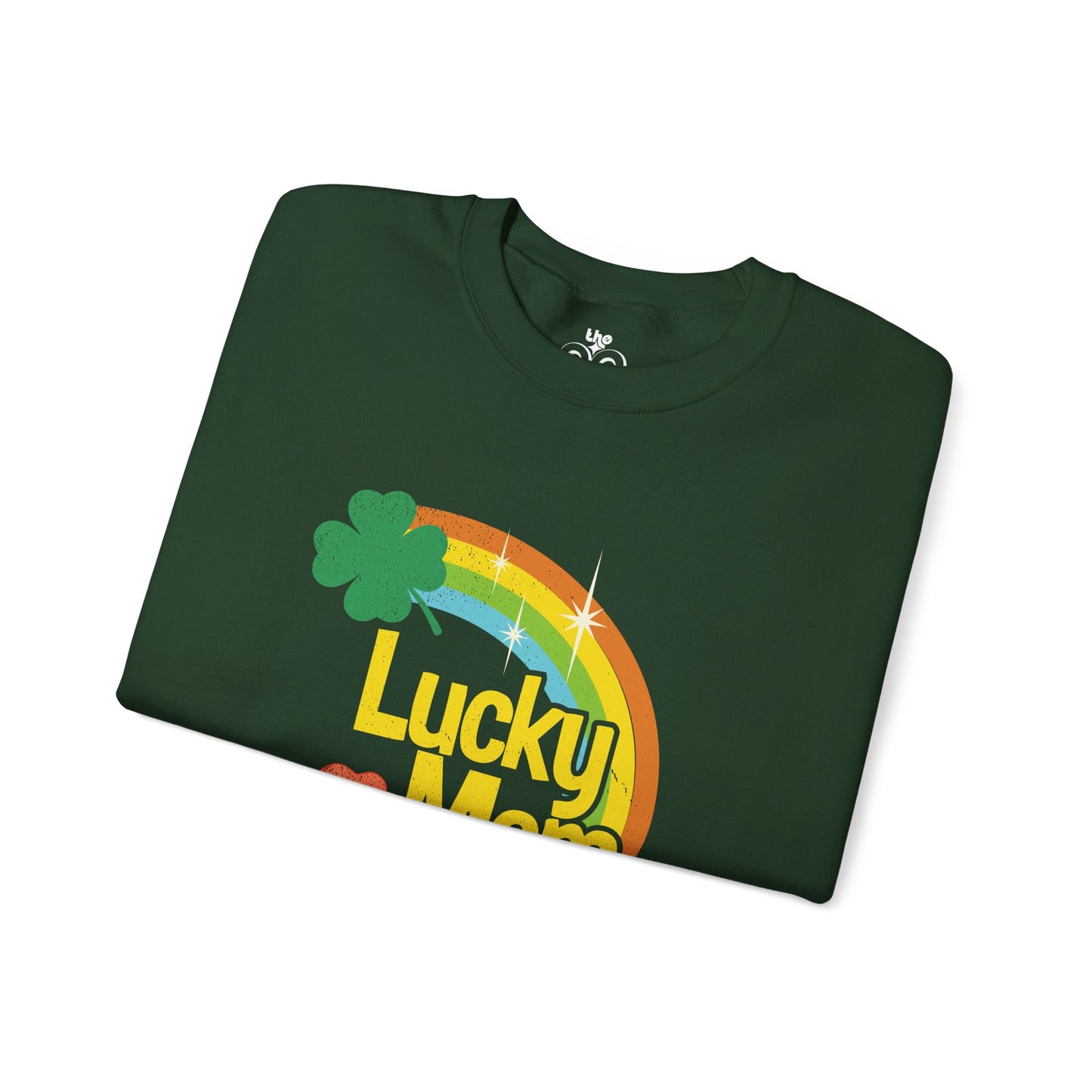 Lucky Mom to an Autistic Kid - Adult Unisex Heavy Blend™ Crewneck Sweatshirt