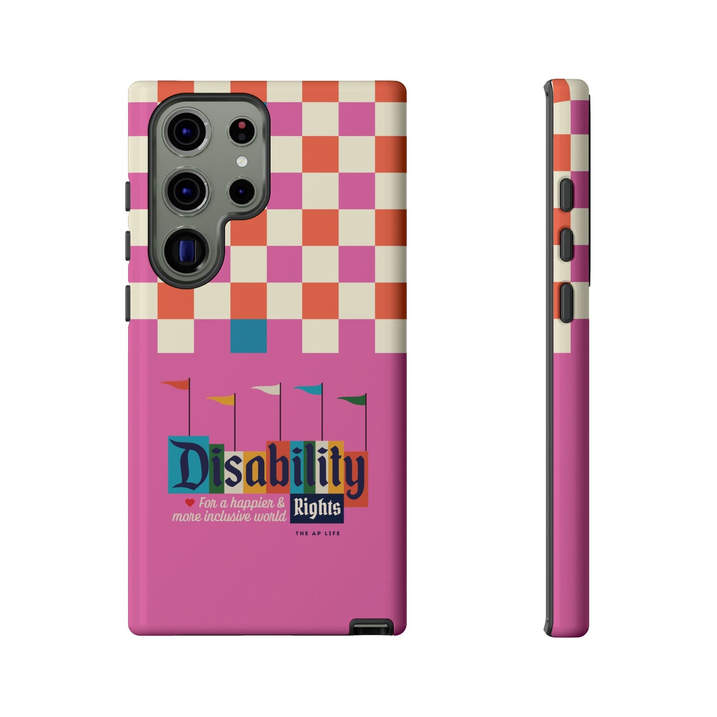 Disability Rights for a Happier & More Inclusive World - Android Phone Case for Google Pixel & Samsung Phones