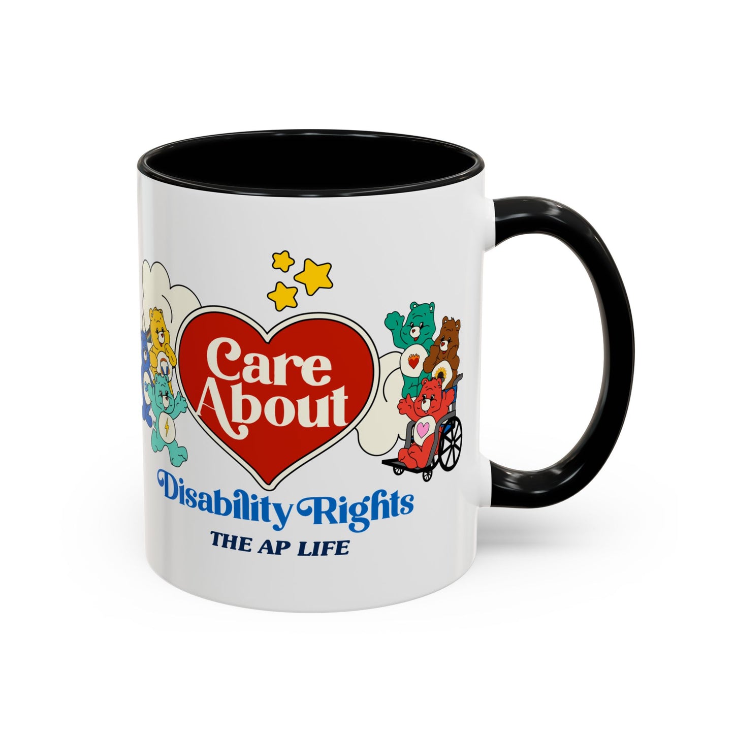 Care About Autism - Disability Rights - Accent Coffee Mug (11, 15oz)