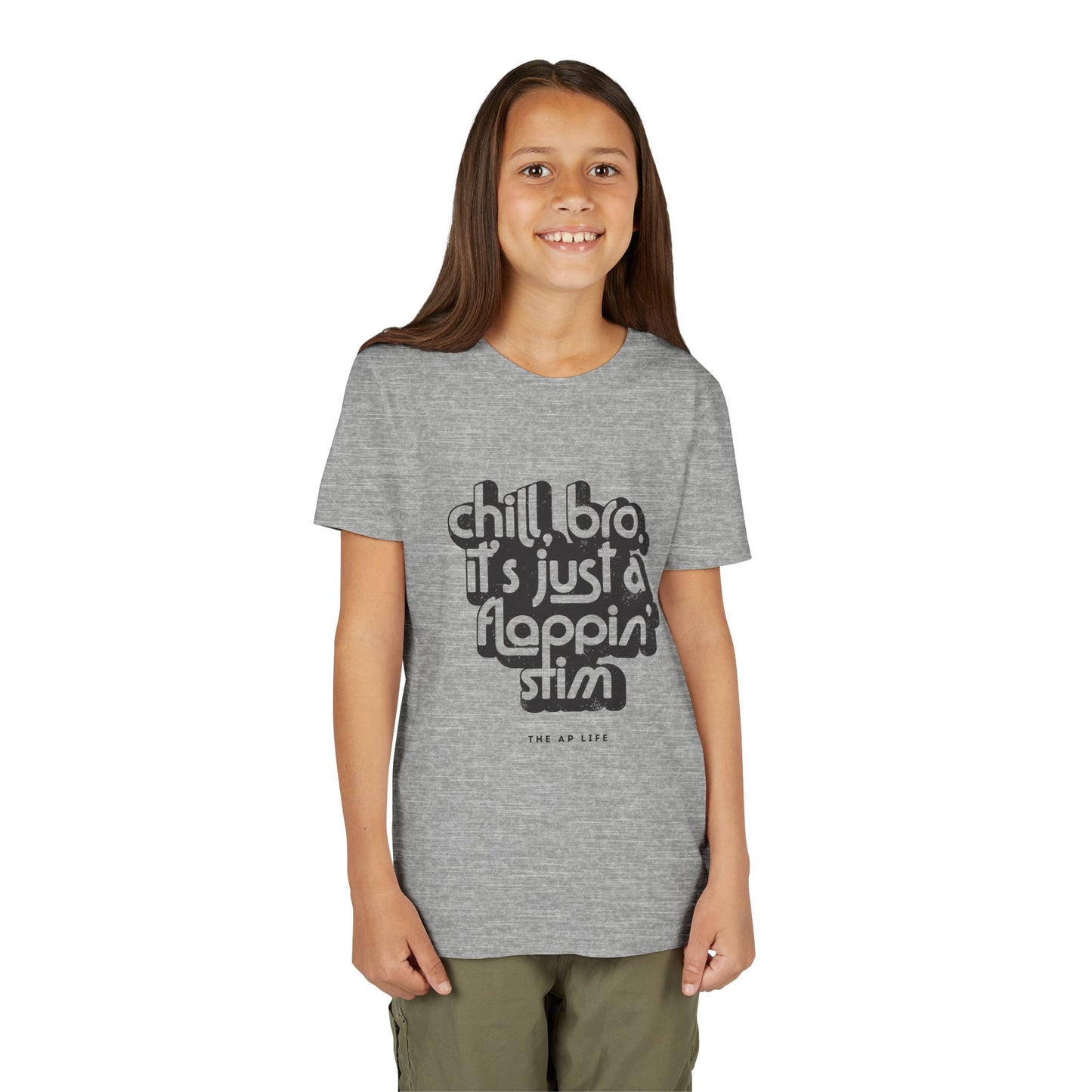 Chill, Bro. It's Just a Flappin' Stim - Youth Unisex Tee