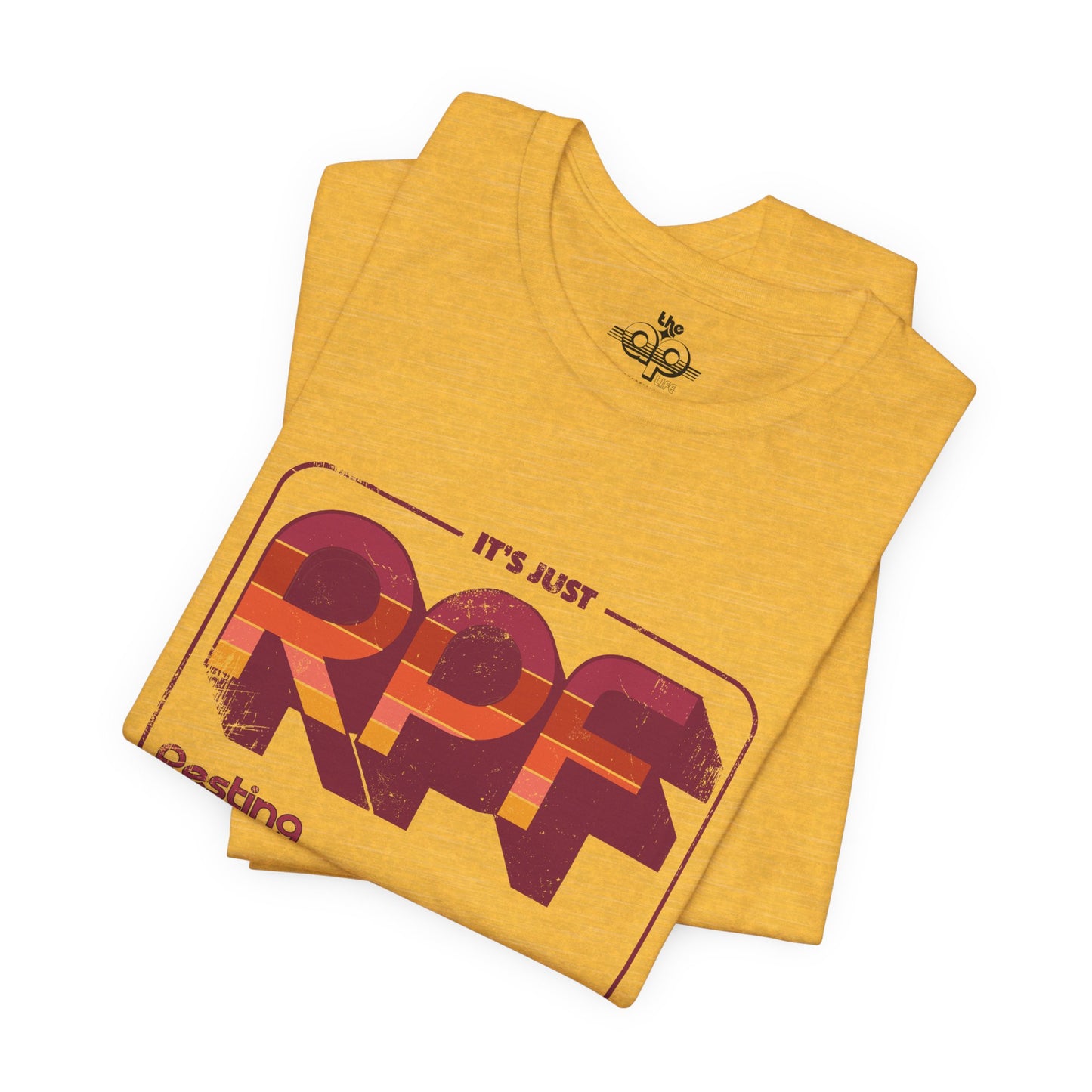 It's Just RPF - Resting Processing Face - Adult Unisex Jersey Short Sleeve Tee