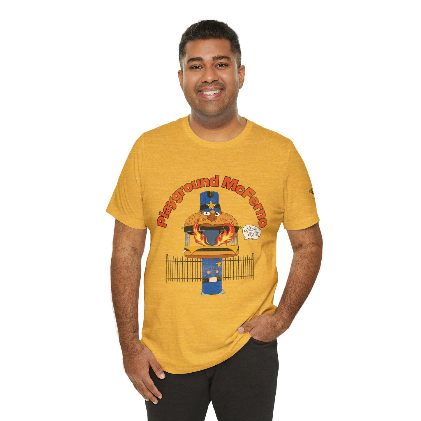 Playground McFerno - Lovin' From the Playground Oven - Adult Unisex Jersey Short Sleeve Tee