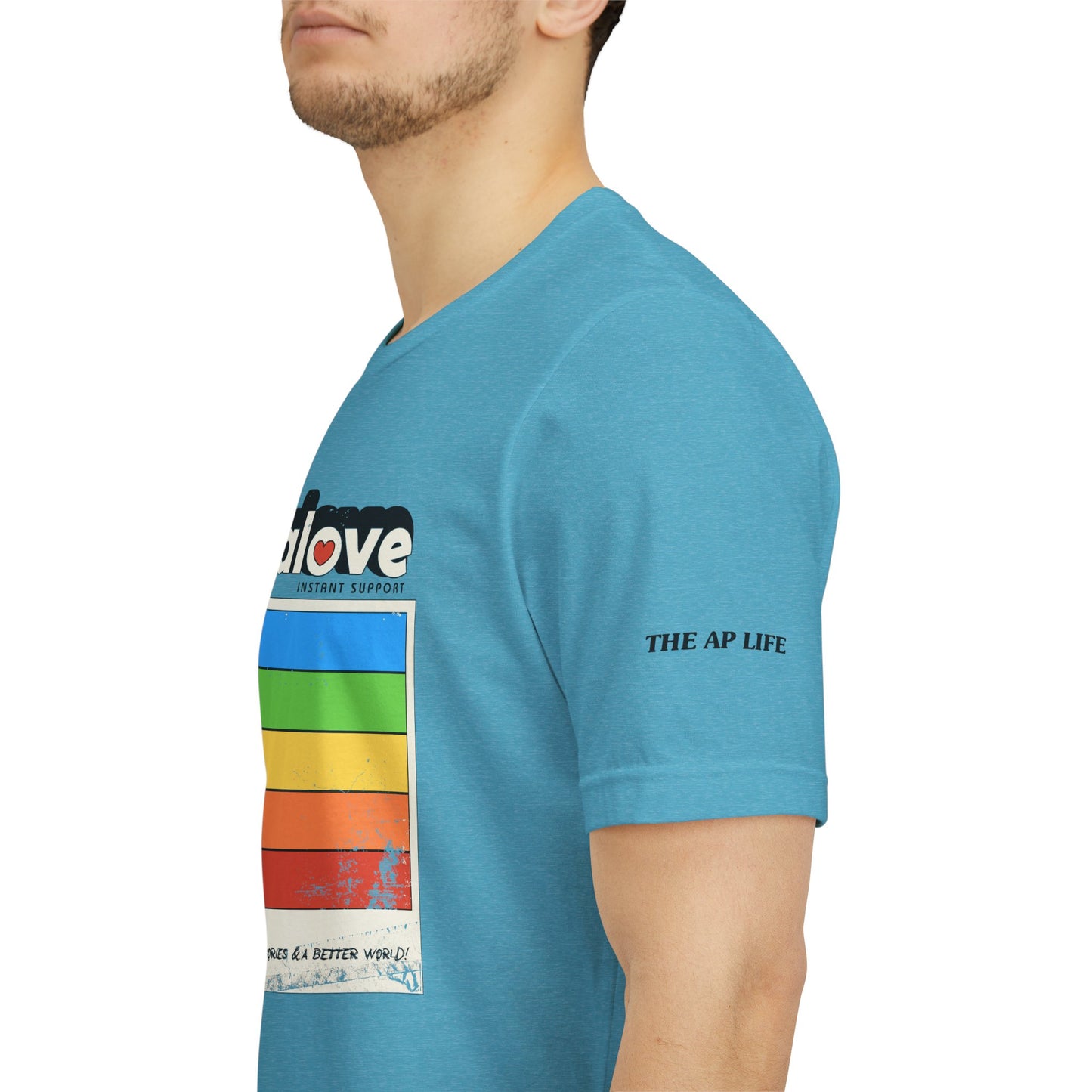 Para Love - Instant Support - Adult Unisex Jersey Short Sleeve Tee