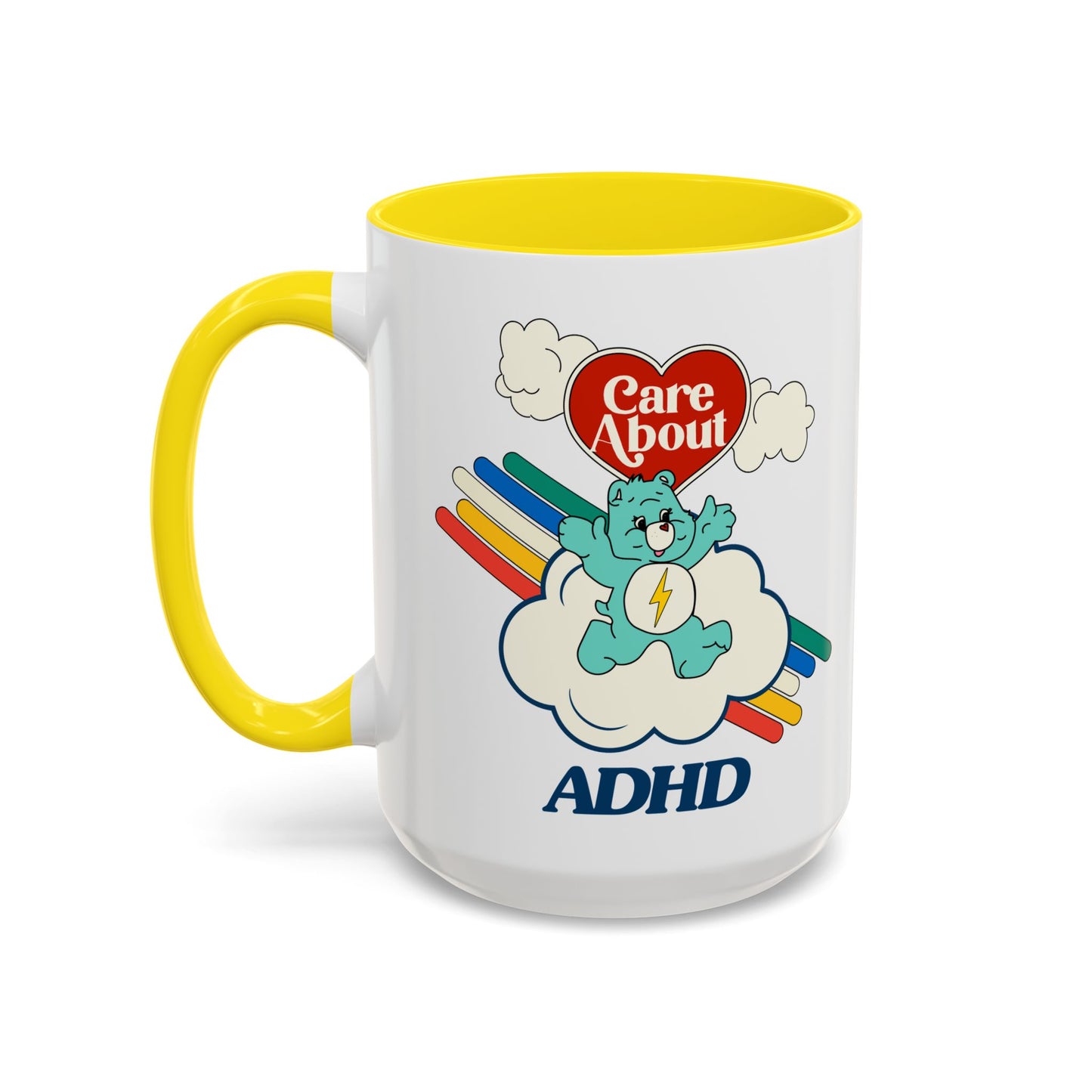 Care About ADHD - Disability Rights Accent Coffee Mug (11, 15oz)