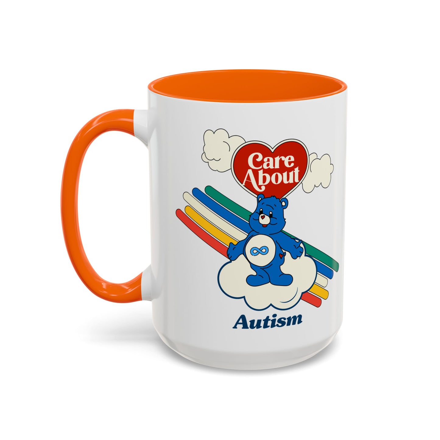 Care About Autism - Disability Rights - Accent Coffee Mug (11, 15oz)