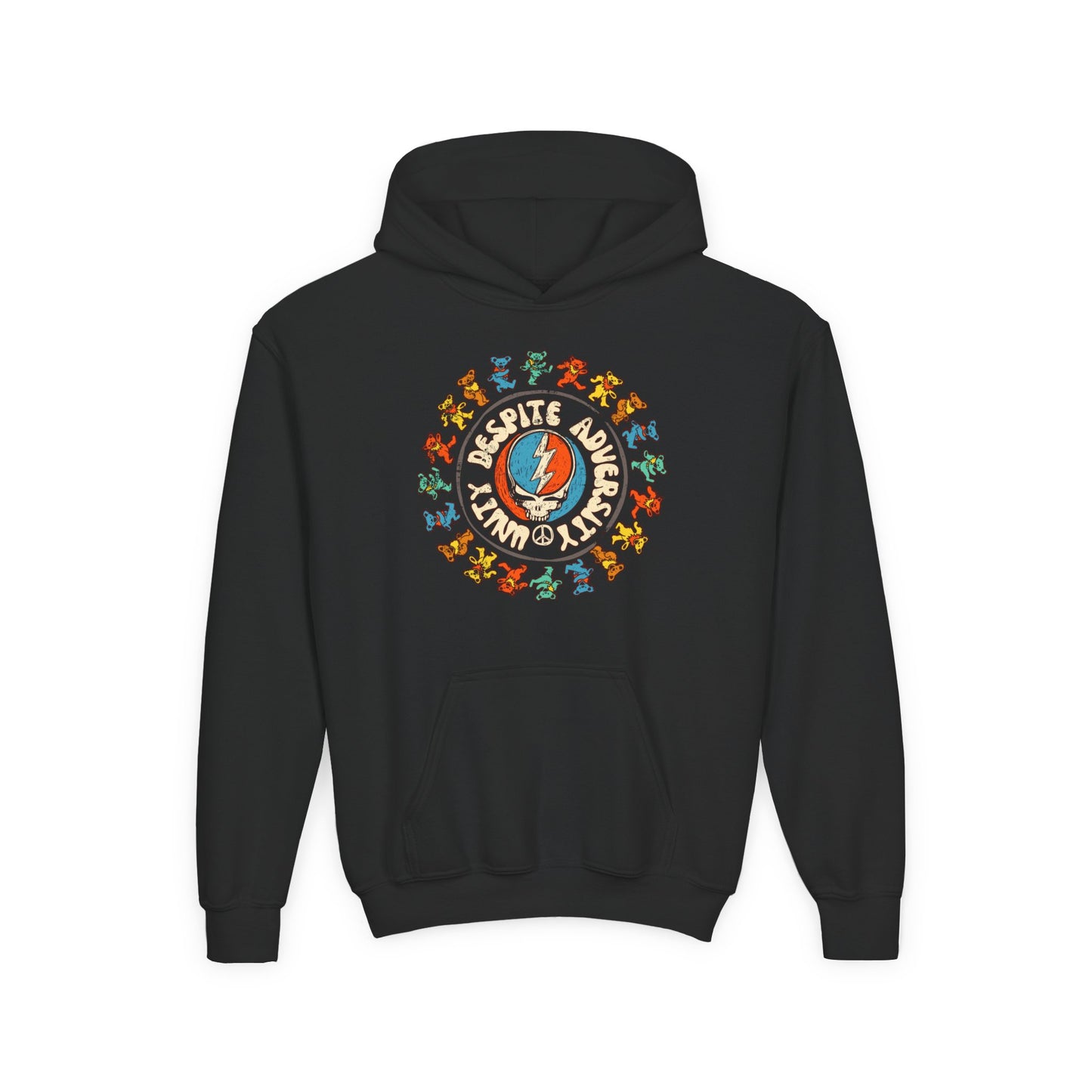 Unity Despite Adversity - Youth Heavy Blend Hooded Sweatshirt