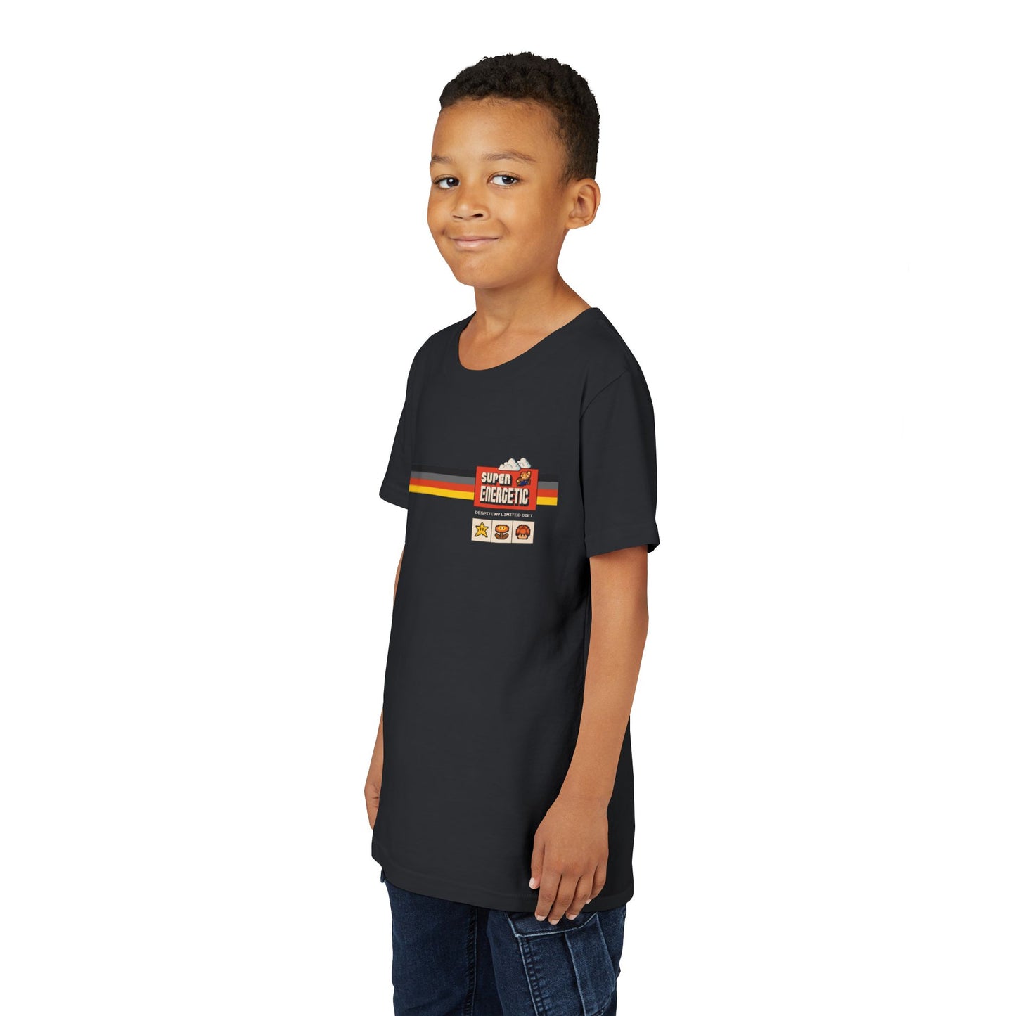 Super Energetic - Despite My Limited Diet - Youth Unisex Short Sleeve Tee