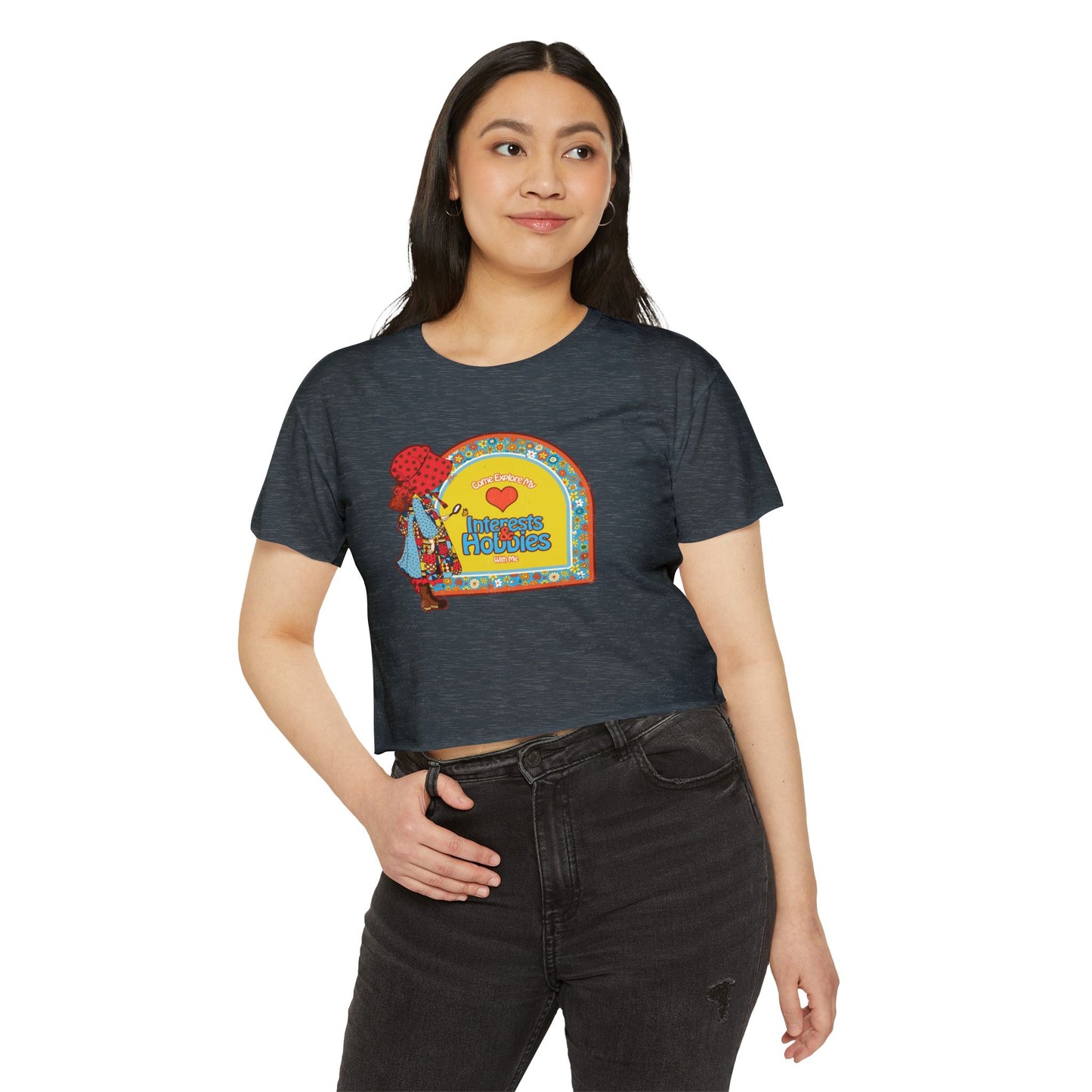 Come Explore my Interests & Hobbies with me - Women's Festival Cropped Tee