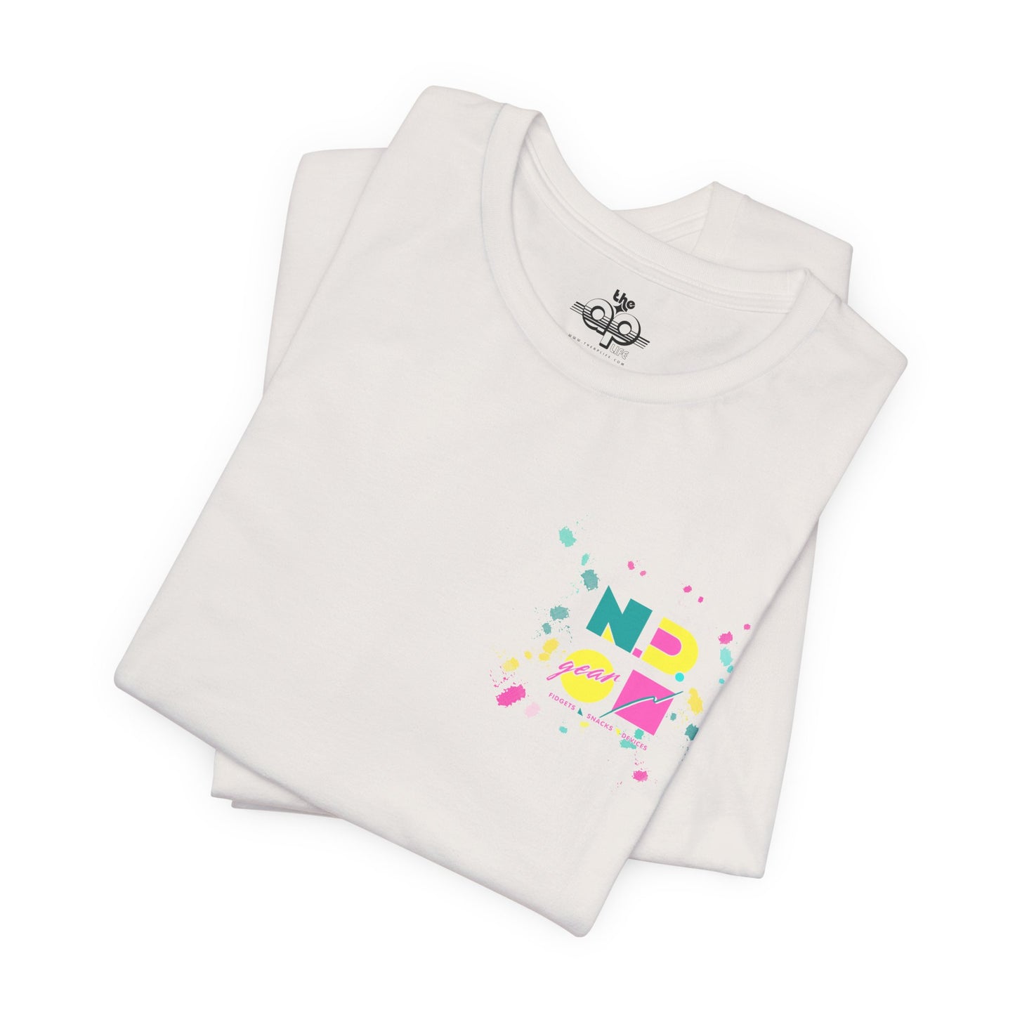 N.D. Gear - Fidgets, Snacks, Devices - Adult Unisex Jersey Short Sleeve Tee