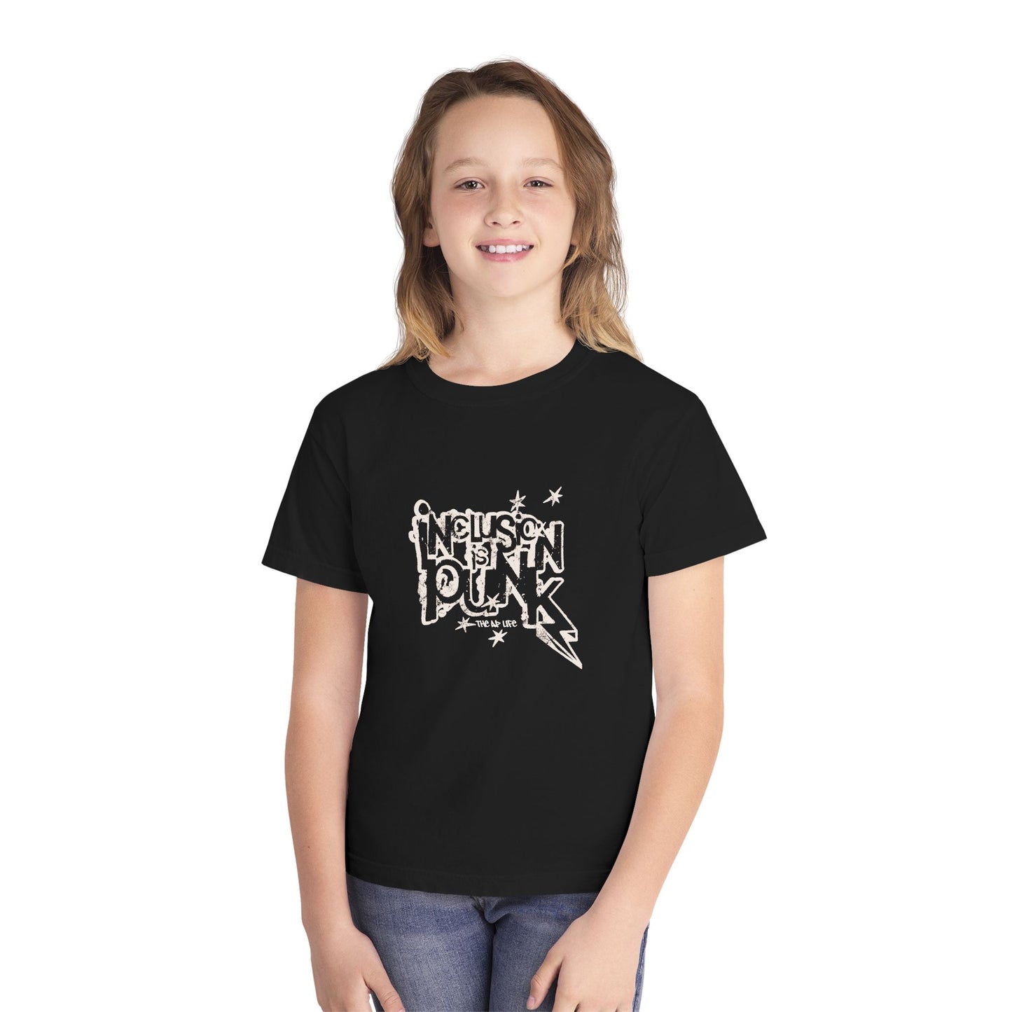Inclusion is Punk - Youth Unisex Midweight Tee