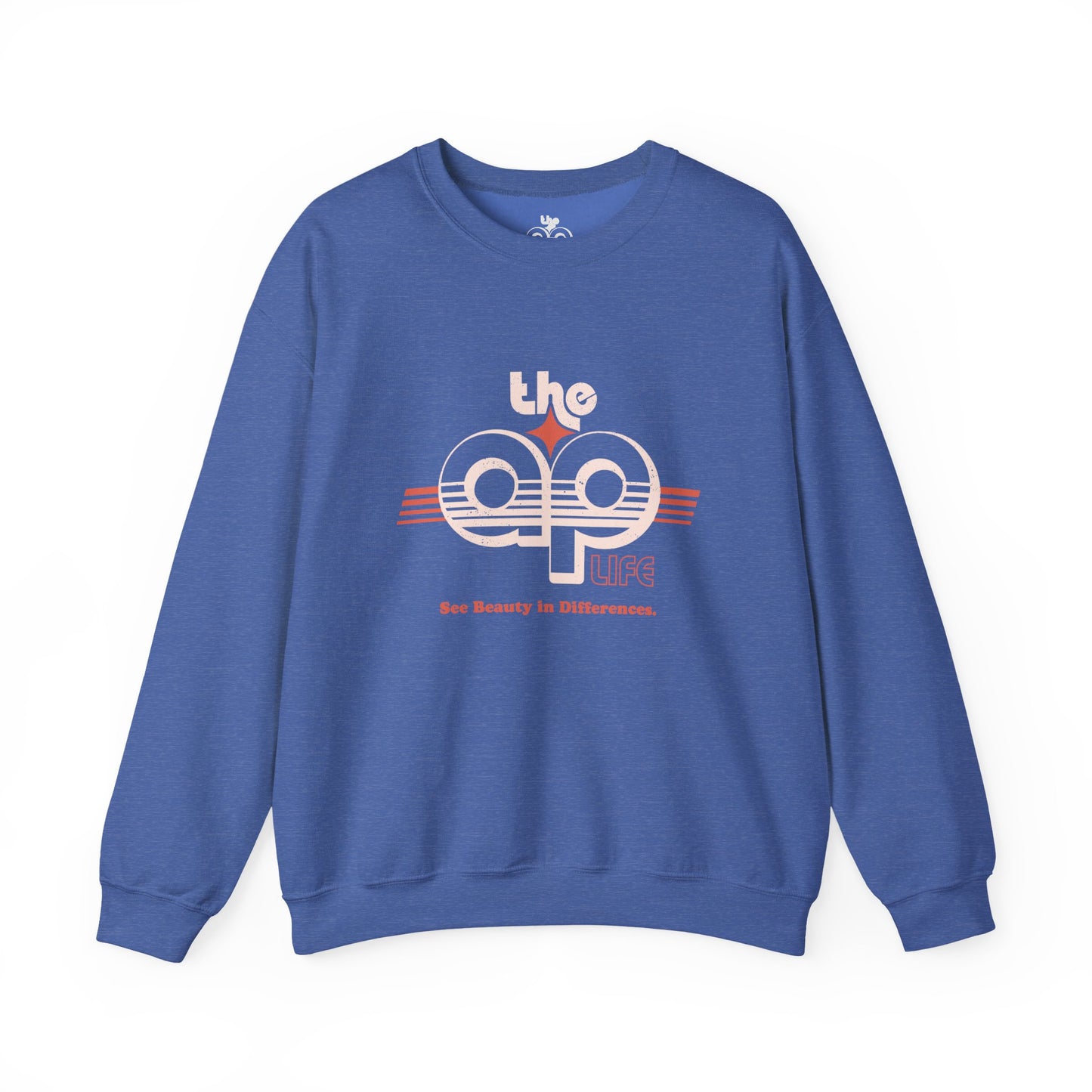The AP Life - See Beauty in Differences - Adult Unisex Heavy Blend™ Crewneck Sweatshirt
